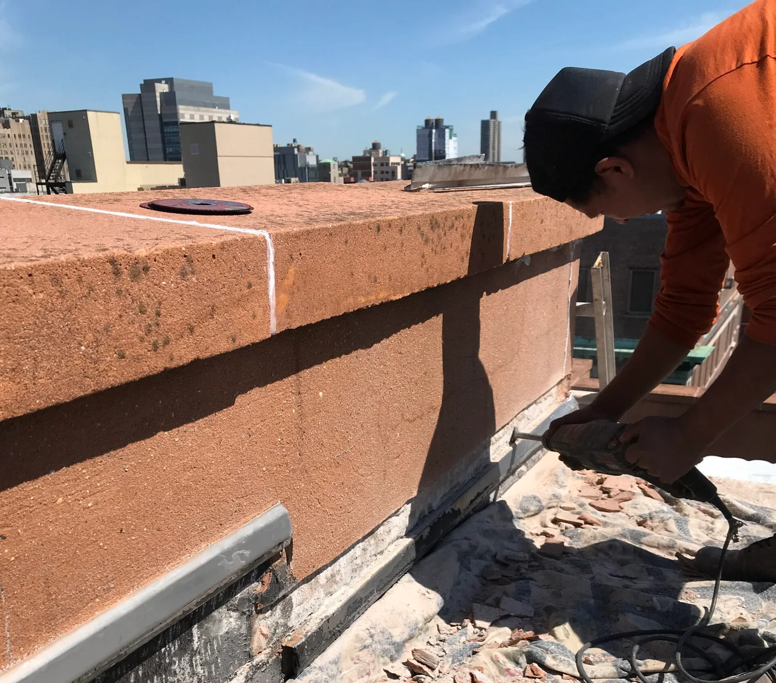 Roofing work shown during a home project | Nansemond River Roofing & Siding